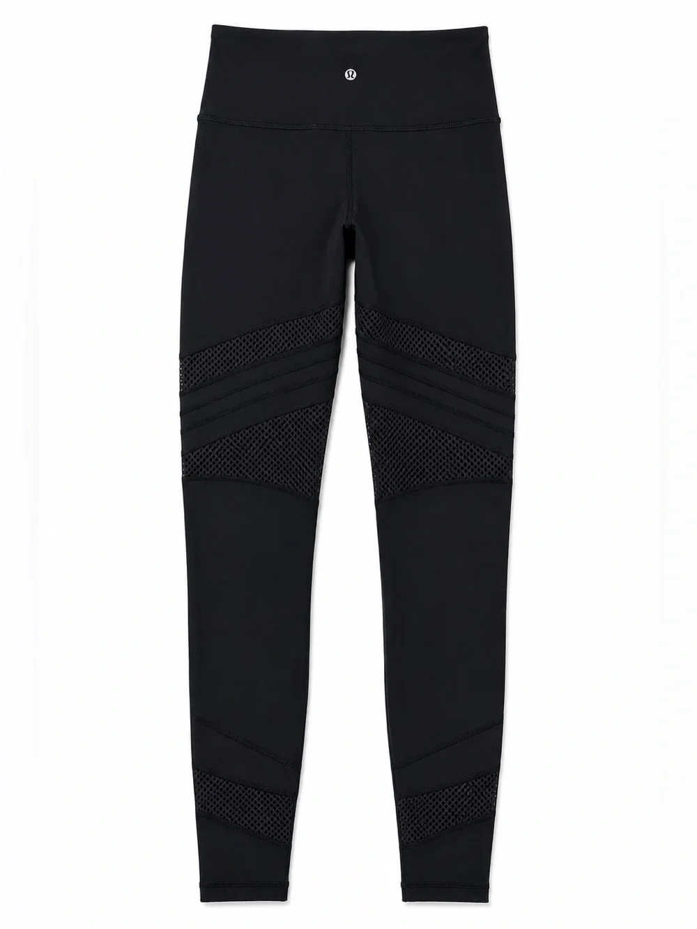 Lululemon Wunder Under Mix & Mesh High Rise 28” Leggings Black Size 6